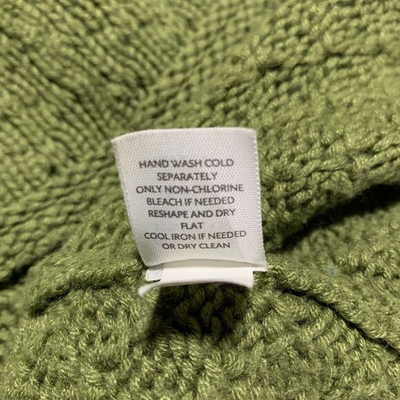 J.Jill PureJill Knit Sweater Women Size L Green Long‎ Length Raglan Long Sleeves - Picture 10 of 13